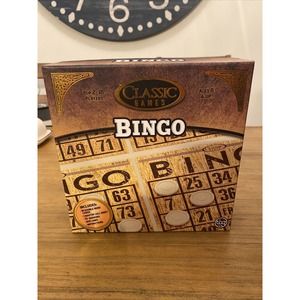 Classic Games Bingo Party Game for 2-18 Players Ages 8 + Bingo